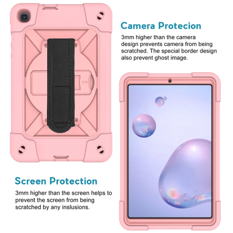 For Samsung Galaxy Tab A 8.4 T307 Contrast Color Robot Silicone + PC Tablet Case