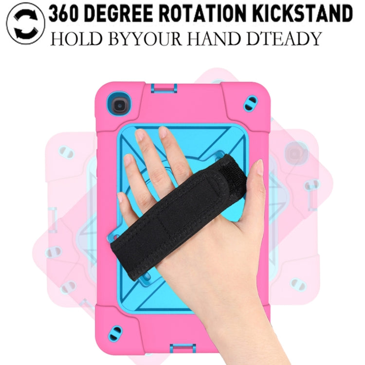 For Samsung Galaxy Tab A 8.4 T307 Contrast Color Robot Silicone + PC Tablet Case