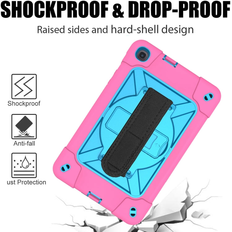 For Samsung Galaxy Tab A 8.4 T307 Contrast Color Robot Silicone + PC Tablet Case