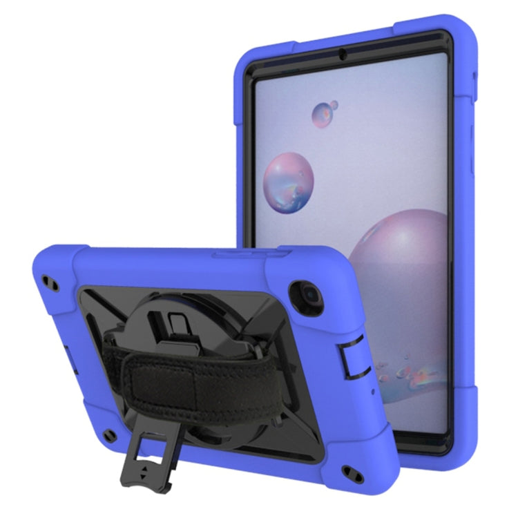 For Samsung Galaxy Tab A 8.4 T307 Contrast Color Robot Silicone + PC Tablet Case
