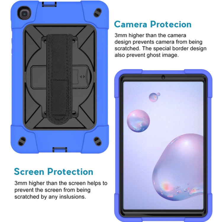 For Samsung Galaxy Tab A 8.4 T307 Contrast Color Robot Silicone + PC Tablet Case