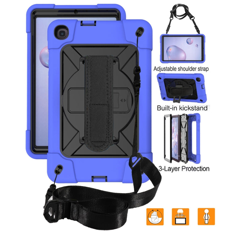 For Samsung Galaxy Tab A 8.4 T307 Contrast Color Robot Silicone + PC Tablet Case