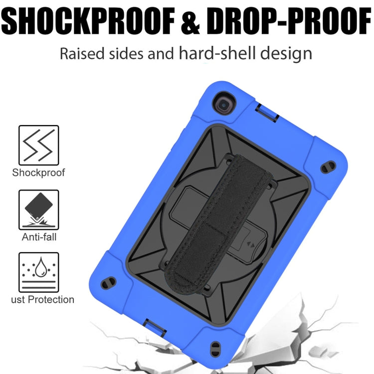 For Samsung Galaxy Tab A 8.4 T307 Contrast Color Robot Silicone + PC Tablet Case