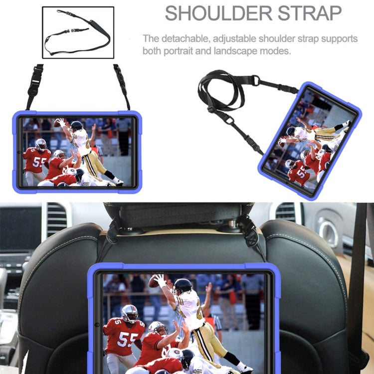 For Samsung Galaxy Tab A 8.4 T307 Contrast Color Robot Silicone + PC Tablet Case