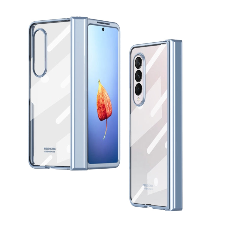 For Samsung Galaxy Z Fold4 Full Body Electroplating Hinge Phone Case