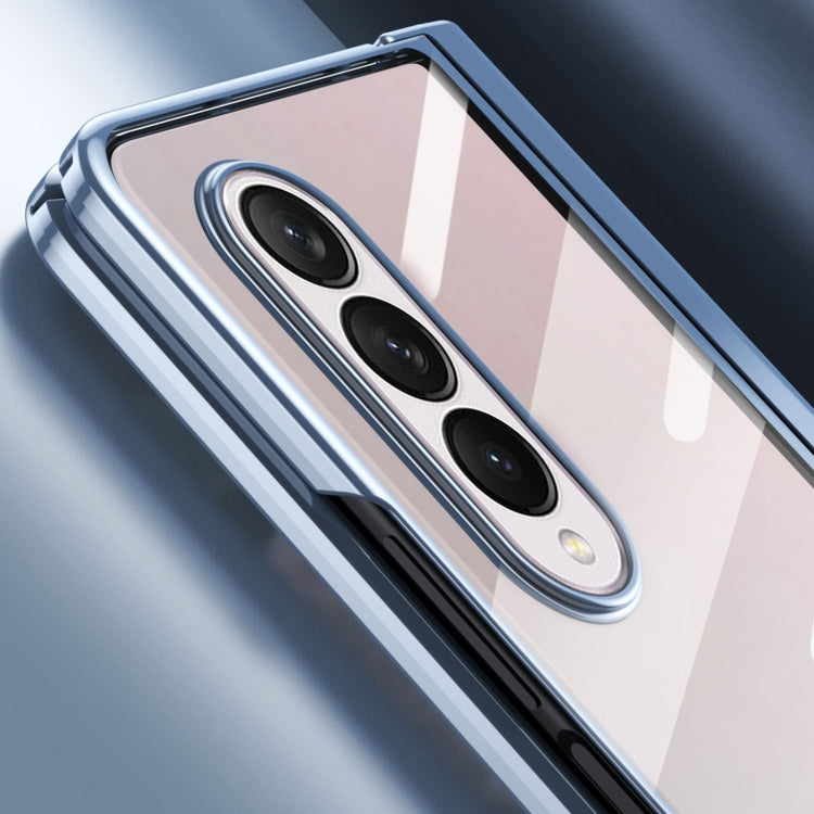 For Samsung Galaxy Z Fold4 Full Body Electroplating Hinge Phone Case