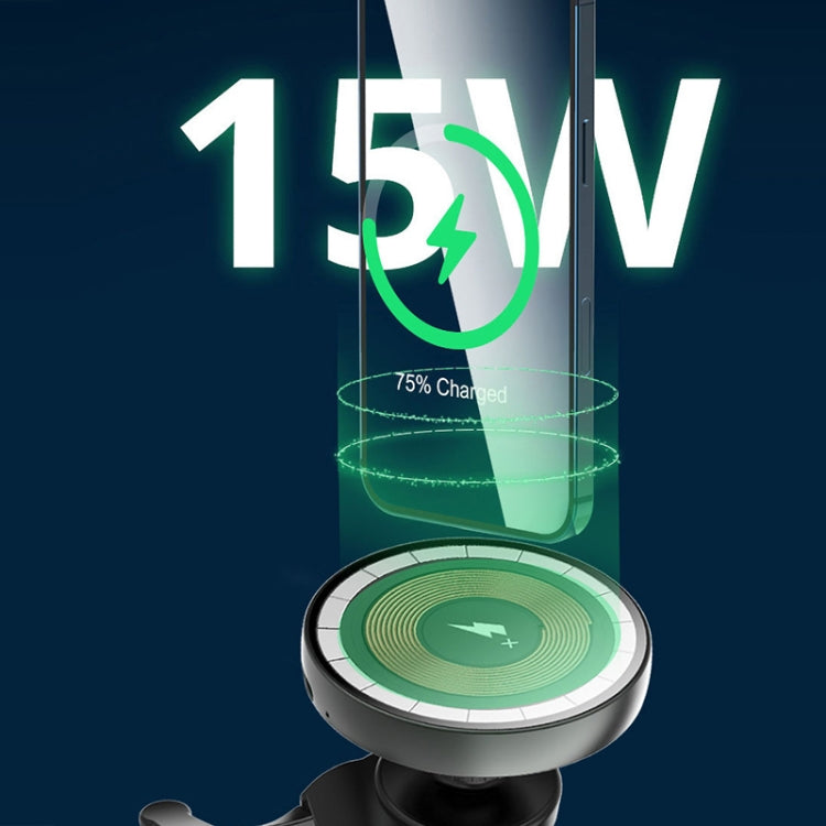 WiWU CH-309 Transparent Magnetic Wireless Charging Car Holder