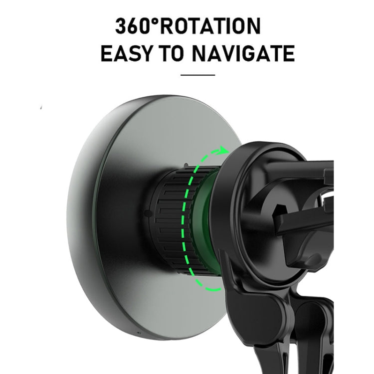 WiWU CH-309 Transparent Magnetic Wireless Charging Car Holder