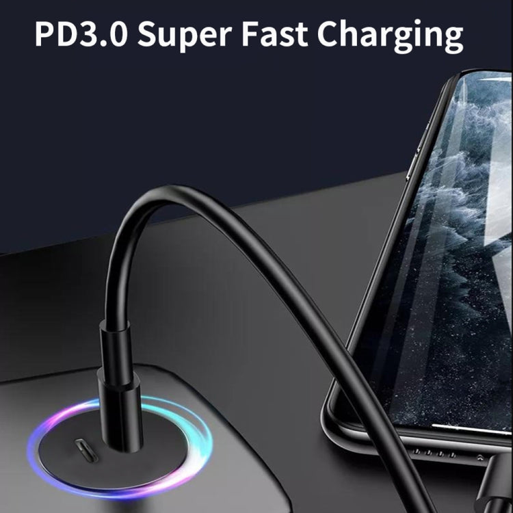 WiWU PC400 40W Dual Type-C PD Car Charger(Black)