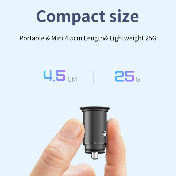 WiWU PC400 40W Dual Type-C PD Car Charger(Black)