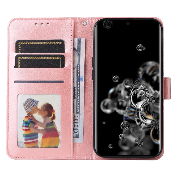 For Samsung Galaxy S20 Ultra Embossed Sunflower Leather Phone Case