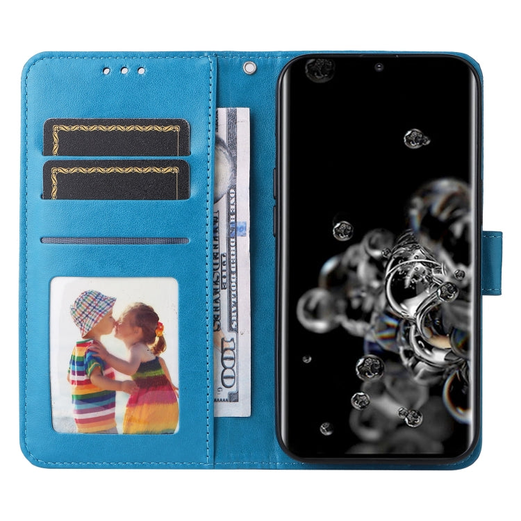 For Samsung Galaxy S20 Ultra Embossed Sunflower Leather Phone Case