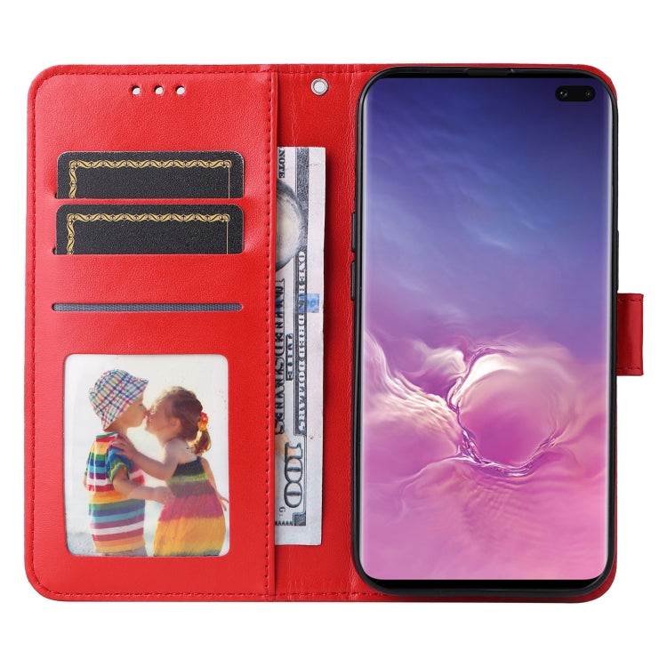 For Samsung Galaxy S10 Embossed Sunflower Leather Phone Case