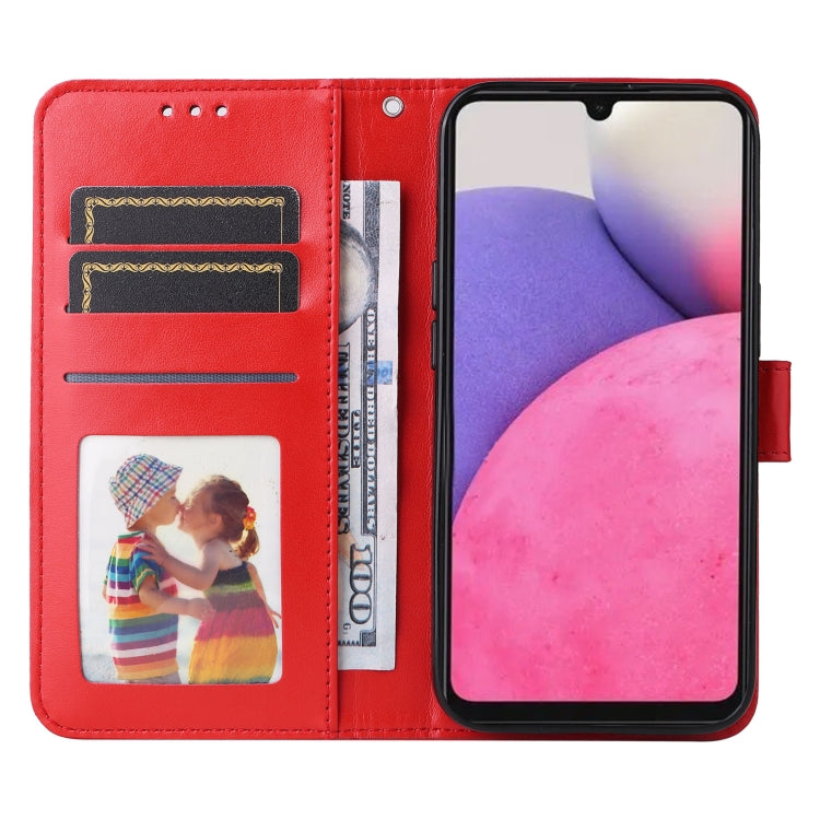 For Samsung Galaxy A33 5G Embossed Sunflower Leather Phone Case