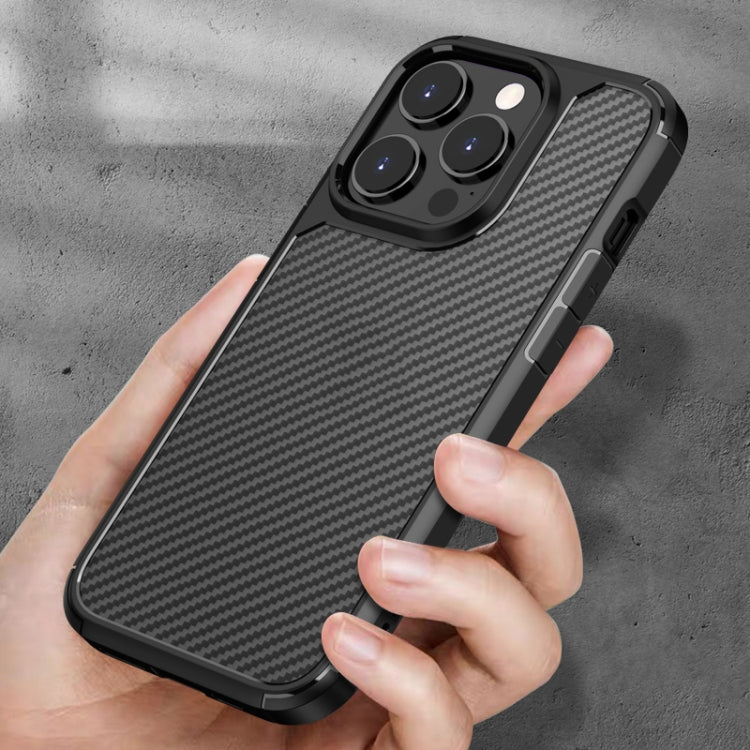 For iPhone 14 Pro Carbon Fiber Texture Case