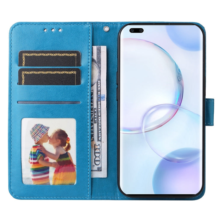 For Honor 50 Pro / Huawei nova 9 Pro Embossed Sunflower Leather Phone Case