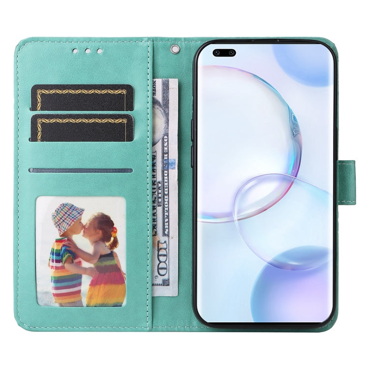 For Honor 50 Pro / Huawei nova 9 Pro Embossed Sunflower Leather Phone Case