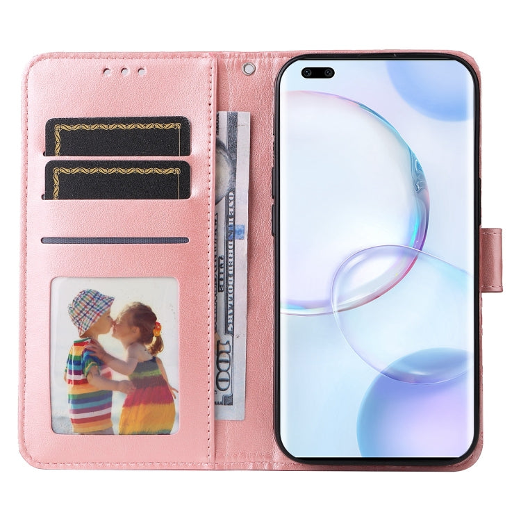 For Honor 50 Pro / Huawei nova 9 Pro Embossed Sunflower Leather Phone Case