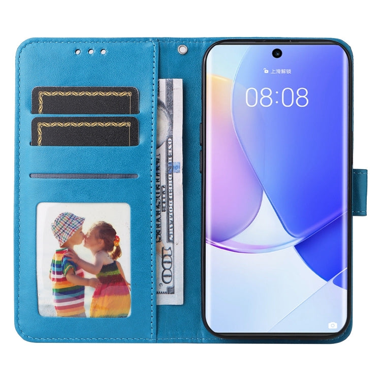 For Honor 50 / Huawei nova 9 Embossed Sunflower Leather Phone Case