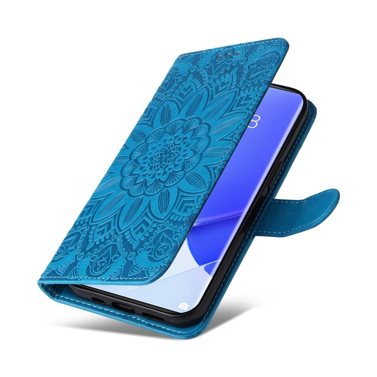 For Honor 50 / Huawei nova 9 Embossed Sunflower Leather Phone Case