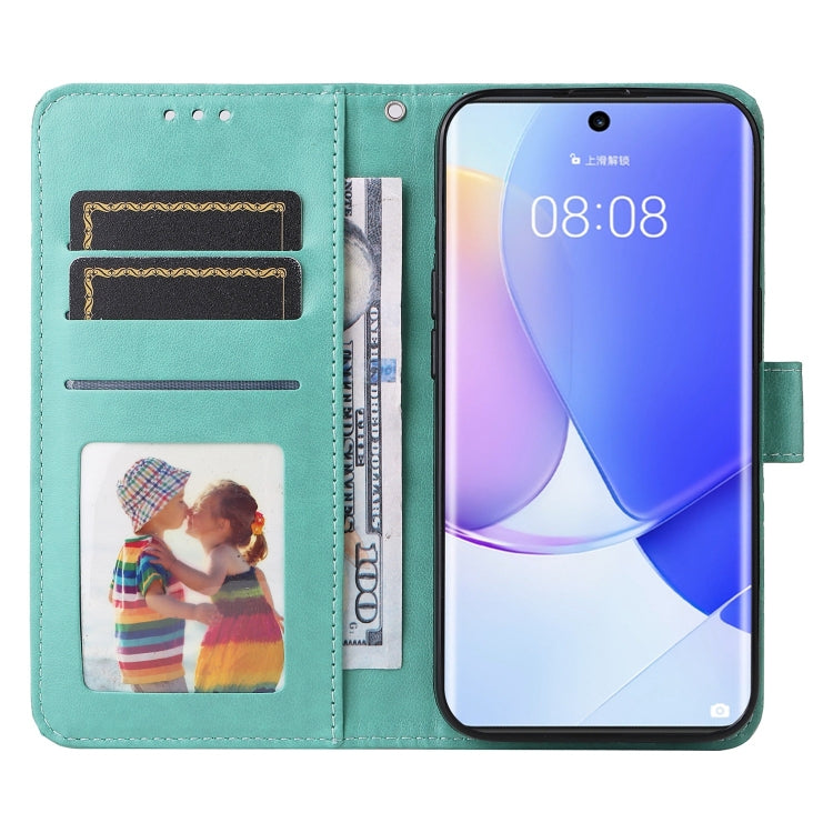 For Honor 50 / Huawei nova 9 Embossed Sunflower Leather Phone Case