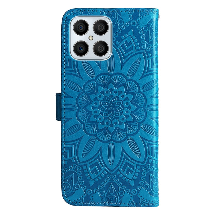 For Honor X8 / X30i Embossed Sunflower Leather Phone Case