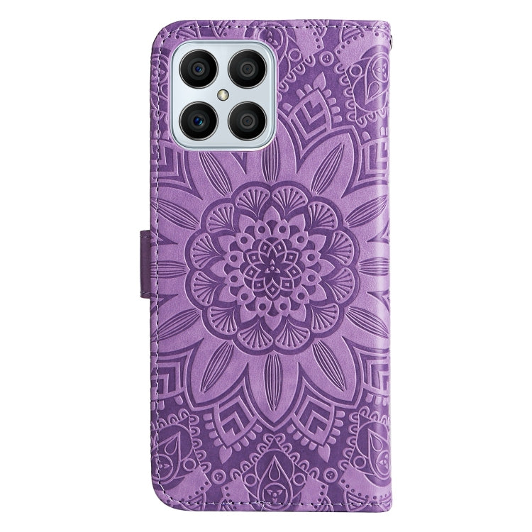 For Honor X8 / X30i Embossed Sunflower Leather Phone Case