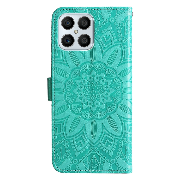 For Honor X8 / X30i Embossed Sunflower Leather Phone Case
