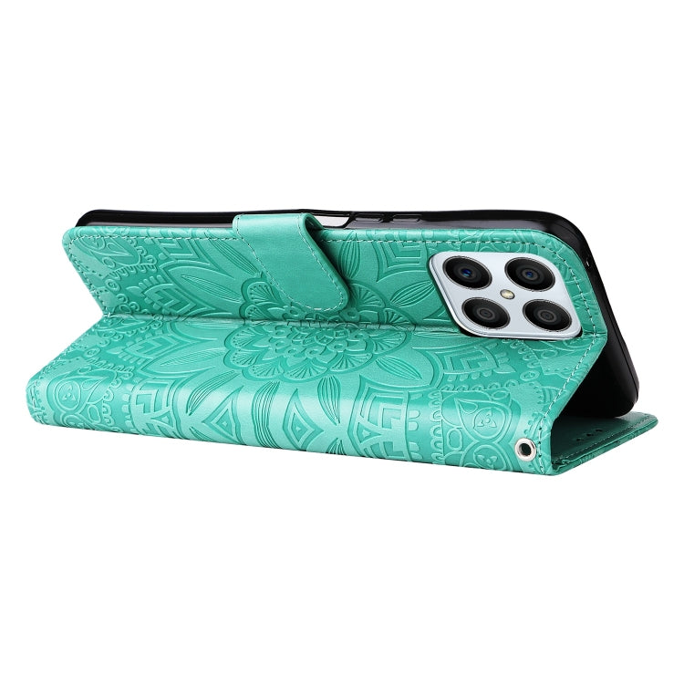 For Honor X8 / X30i Embossed Sunflower Leather Phone Case