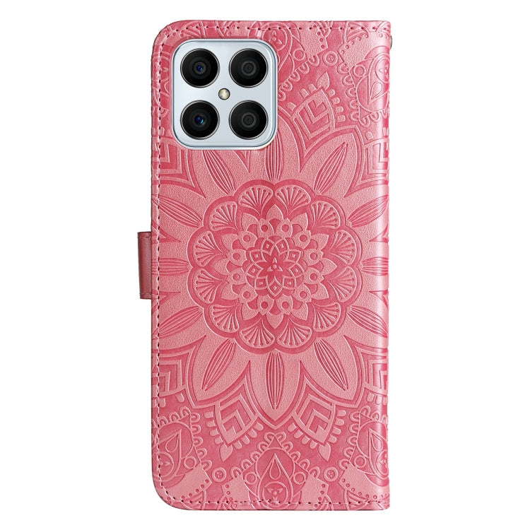 For Honor X8 / X30i Embossed Sunflower Leather Phone Case