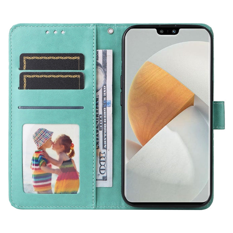 For vivo S12 Pro / V23 Pro Embossed Sunflower Leather Phone Case