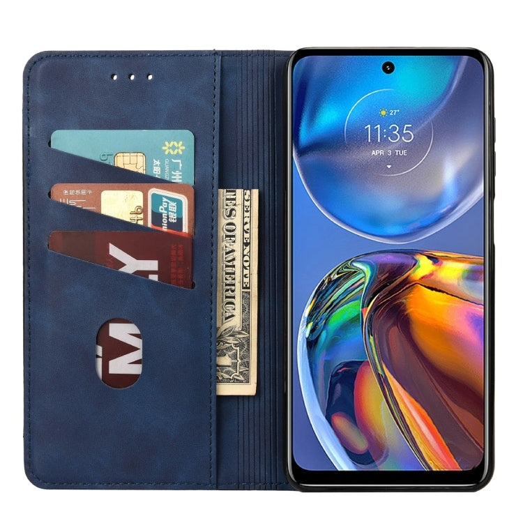 For Motorola Moto E32 Skin Feel Splicing Leather Phone Case