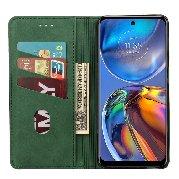 For Motorola Moto E32 Skin Feel Splicing Leather Phone Case