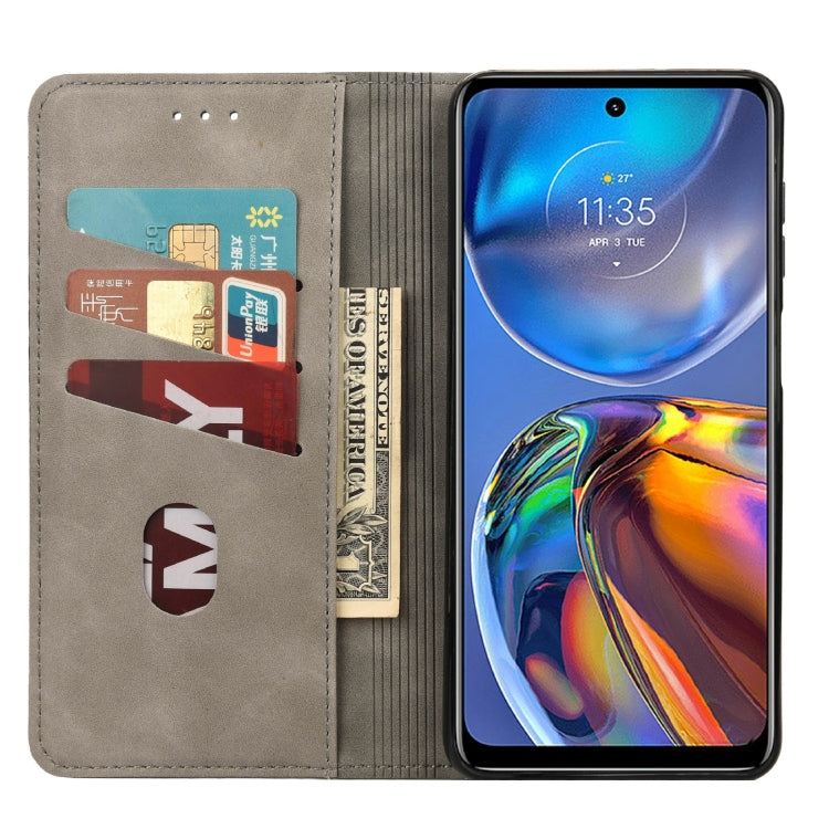 For Motorola Moto E32 Skin Feel Splicing Leather Phone Case