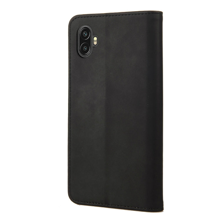 For Samsung Galaxy Xcover6 Pro Skin Feel Splicing Leather Phone Case