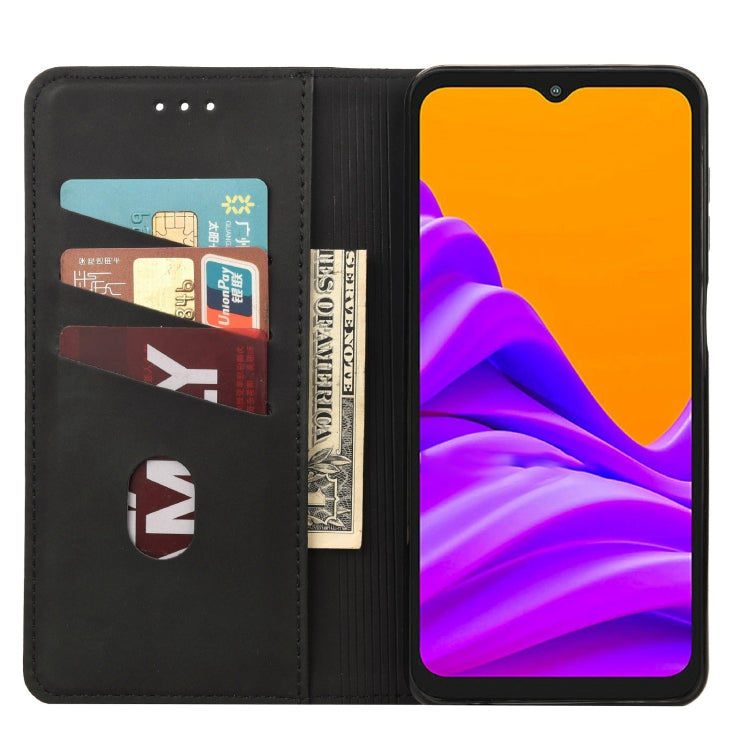 For Samsung Galaxy Xcover6 Pro Skin Feel Splicing Leather Phone Case