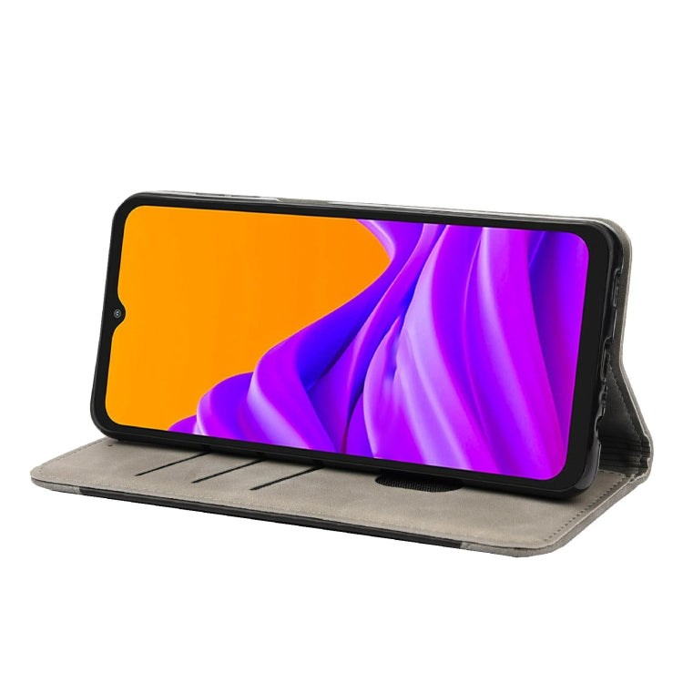 For Samsung Galaxy Xcover6 Pro Skin Feel Splicing Leather Phone Case
