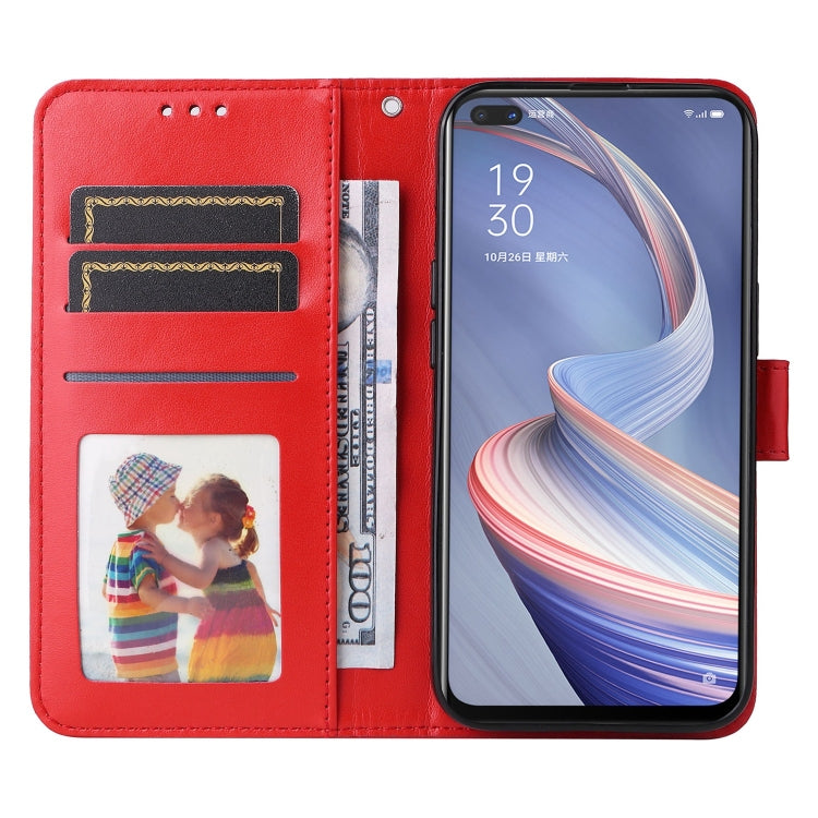 For OPPO A92s / Reno4 Z / A53 5G Embossed Sunflower Leather Phone Case