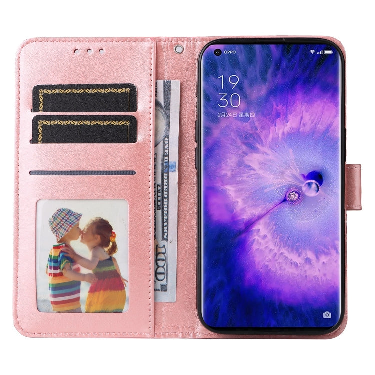 For OPPO Find X5 Embossed Sunflower Leather Phone Case