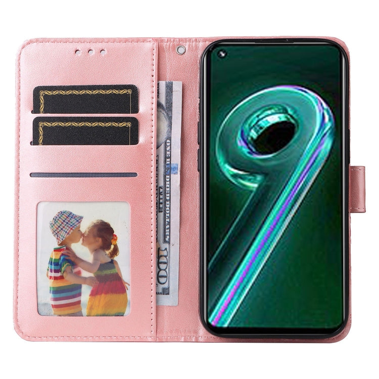 For OPPO Realme 9 Pro / 9 5G Embossed Sunflower Leather Phone Case