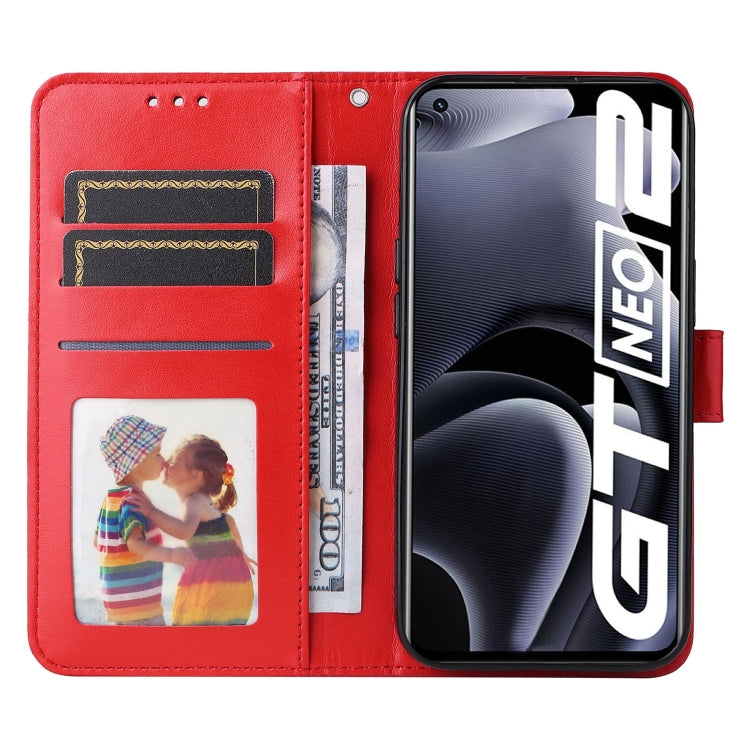 For OPPO Realme GT Neo2 Embossed Sunflower Leather Phone Case