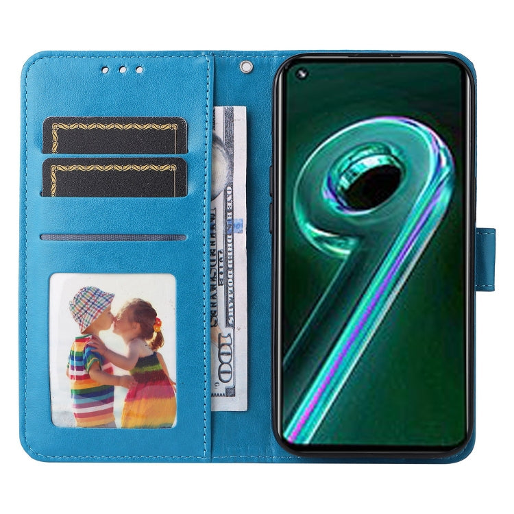 For OPPO Realme 9 Pro+ Embossed Sunflower Leather Phone Case