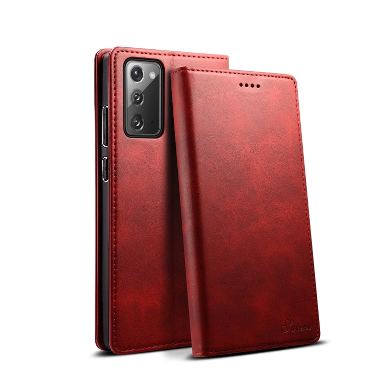 For Samsung Galaxy Note20 Calf Texture Horizontal Flip Leather Phone Case