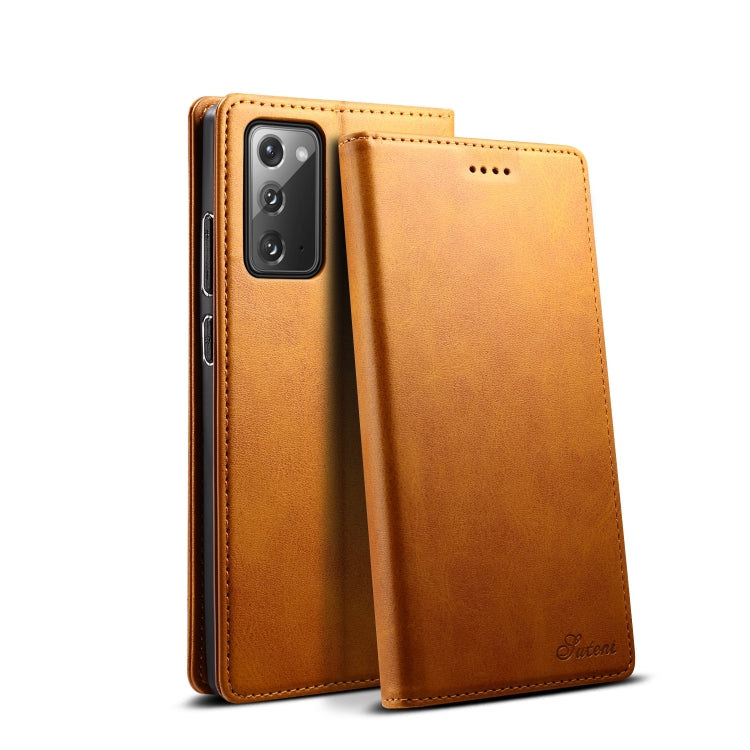 For Samsung Galaxy Note20 Calf Texture Horizontal Flip Leather Phone Case