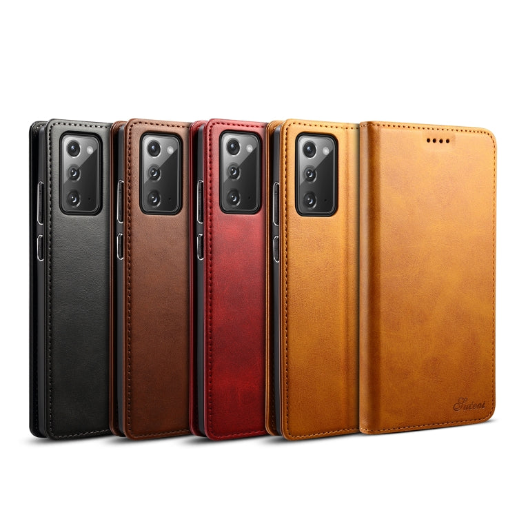 For Samsung Galaxy Note20 Calf Texture Horizontal Flip Leather Phone Case
