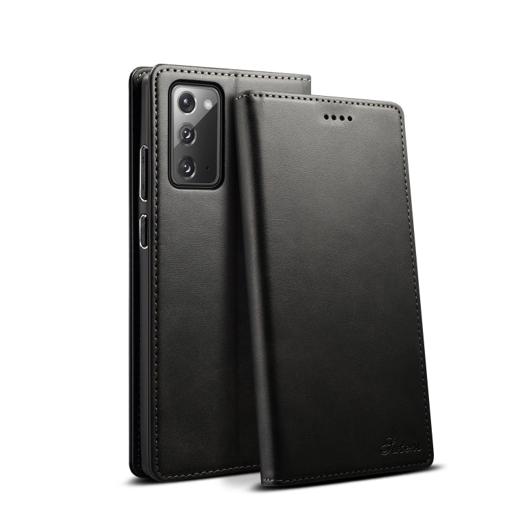 For Samsung Galaxy Note20 Calf Texture Horizontal Flip Leather Phone Case