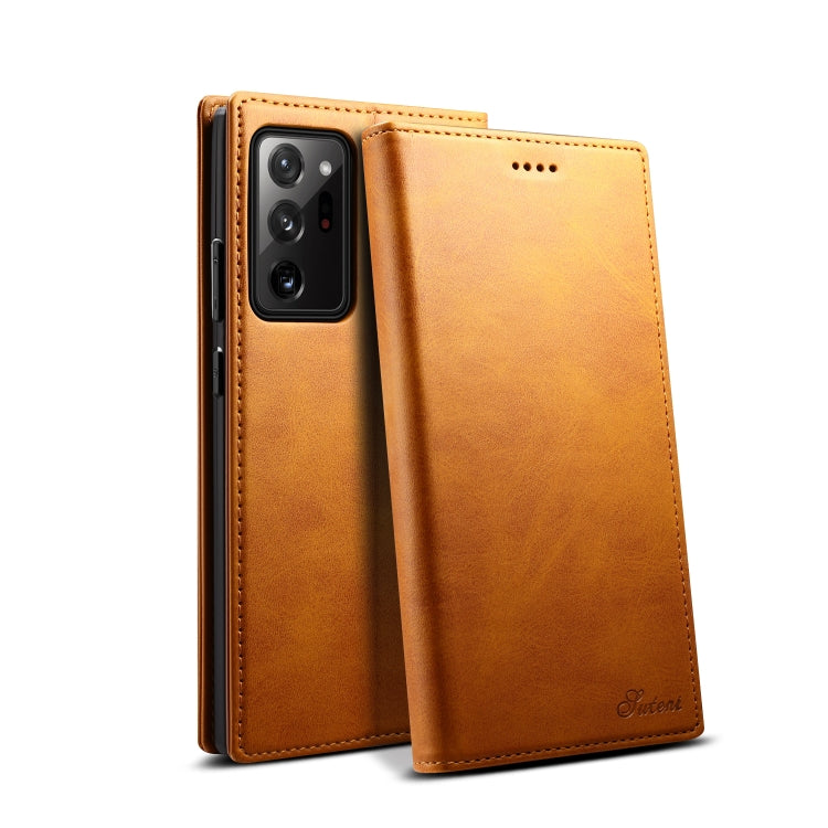 For Samsung Galaxy Note20 Ultra Calf Texture Horizontal Flip Leather Phone Case