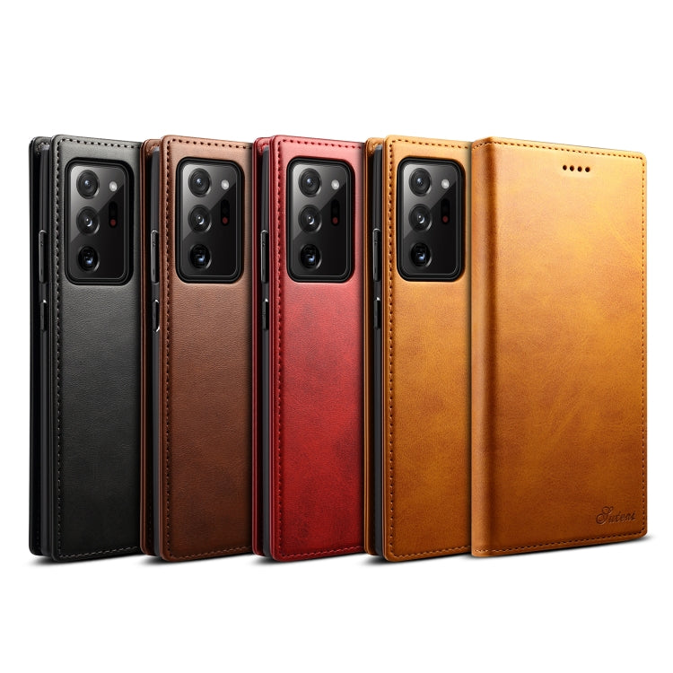 For Samsung Galaxy Note20 Ultra Calf Texture Horizontal Flip Leather Phone Case