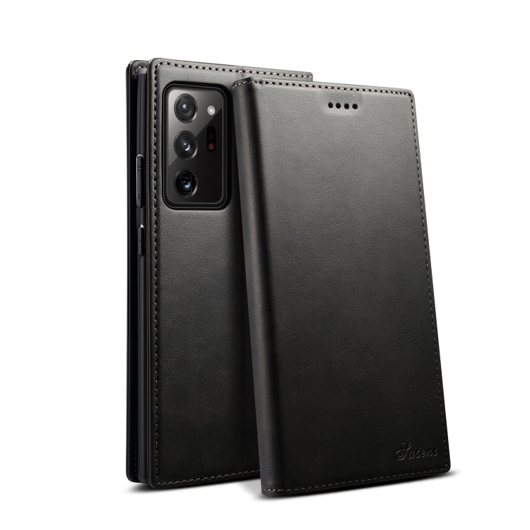 For Samsung Galaxy Note20 Ultra Calf Texture Horizontal Flip Leather Phone Case