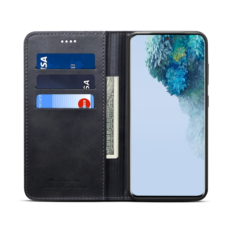 For Samsung Galaxy S20 Calf Texture Horizontal Flip Leather Phone Case
